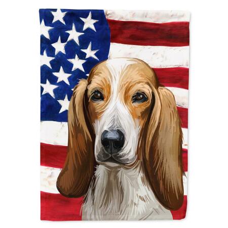 PATIOPLUS Colombian Fino Hound Dog American Canvas House Flag - 28 x 0.01 x 40 in. PA2900799